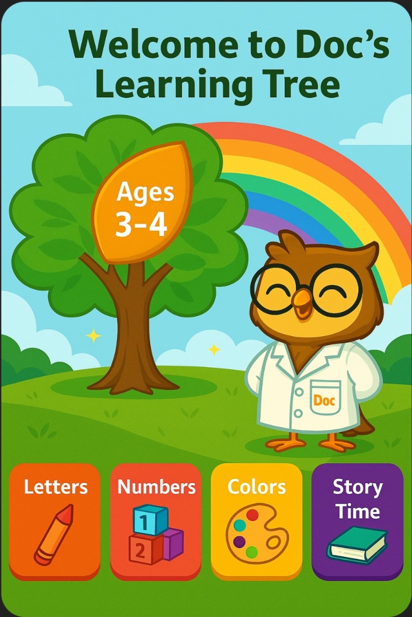 Ages 3–4 Welcome Page